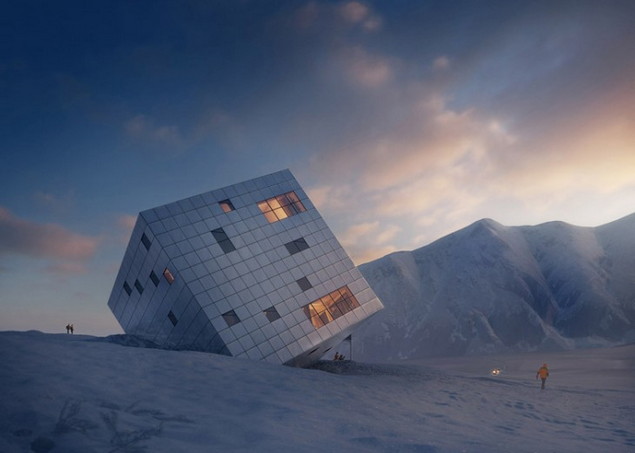 Дизайн горного отеля Atelier 8000