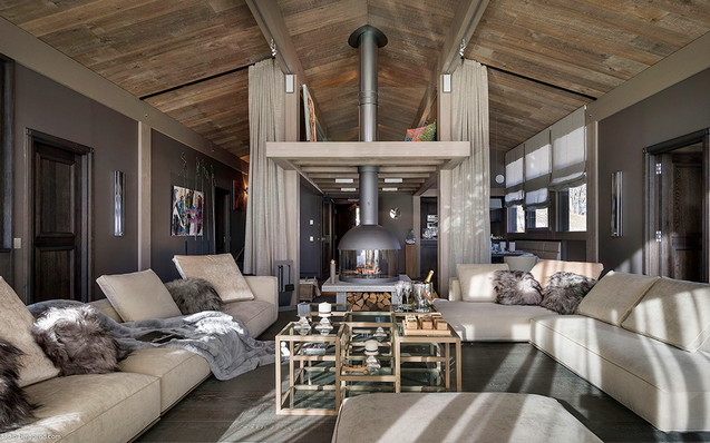 Дизайн дома шале в горах фото