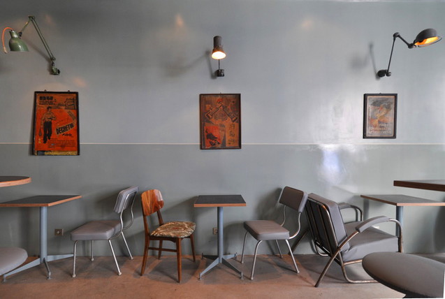 Дизайн бара в стиле гаража или мастерской - L’Atelier Mecanic