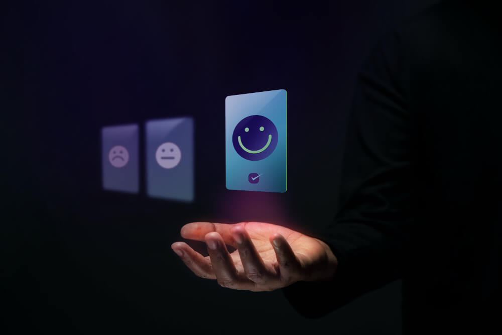 30 customer experience concept happy client giving positive review exellent feedback for products and services client satisfaction surveys marketing strategy